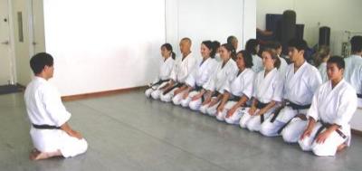 BROWN AND BLACK BELT CLASS AT PENINSULA